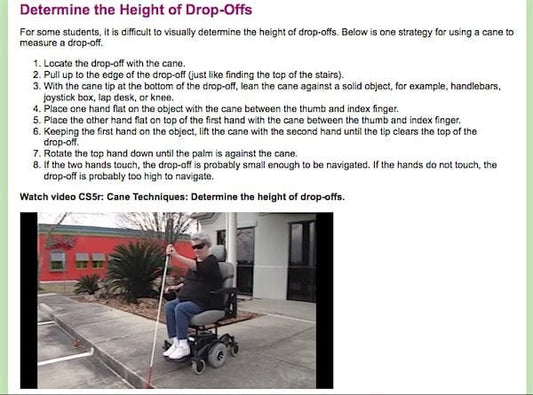 Orientation and Mobility for Wheelchair Users
