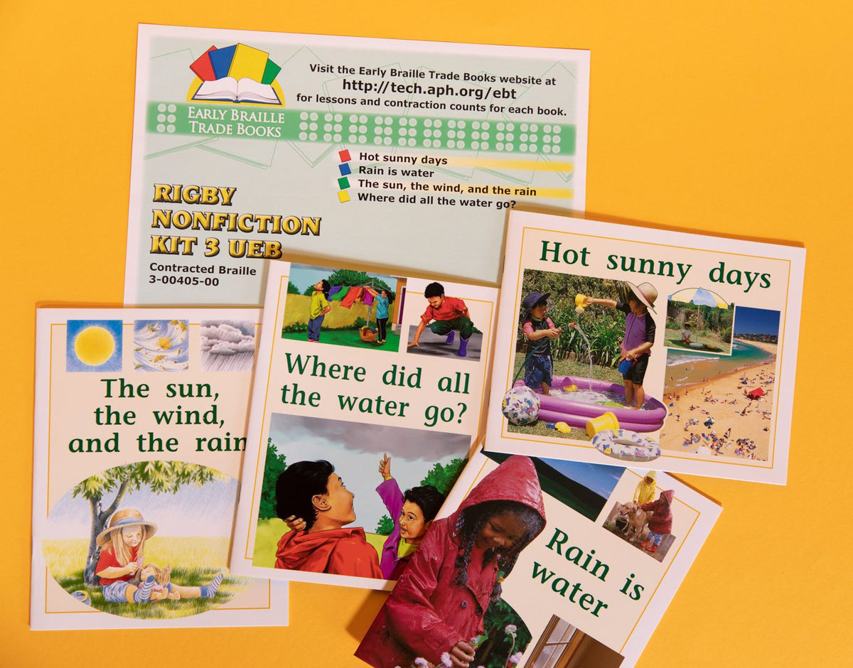 Early Braille Trade Books: Rigby Nonfiction Kit 3, UEB Contracted