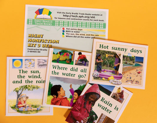 Early Braille Trade Books: Rigby Nonfiction Kit 3, UEB Contracted