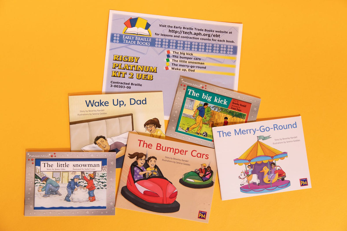 Early Braille Trade Books: Rigby PM Platinum Edition Kit 2, UEB Contracted