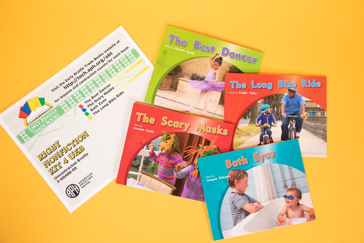 Early Braille Trade Books: Rigby Nonfiction Kit 4, UEB Uncontracted
