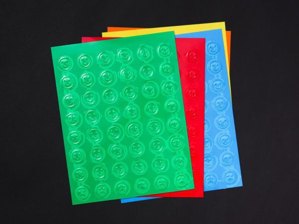 Feel 'n Peel Stickers: Smiley-Frowny Faces (over 200 stickers)