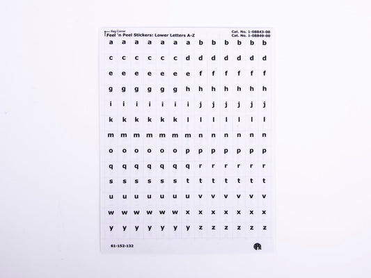 Feel 'n Peel Stickers: Braille-Print Alphabet Letters