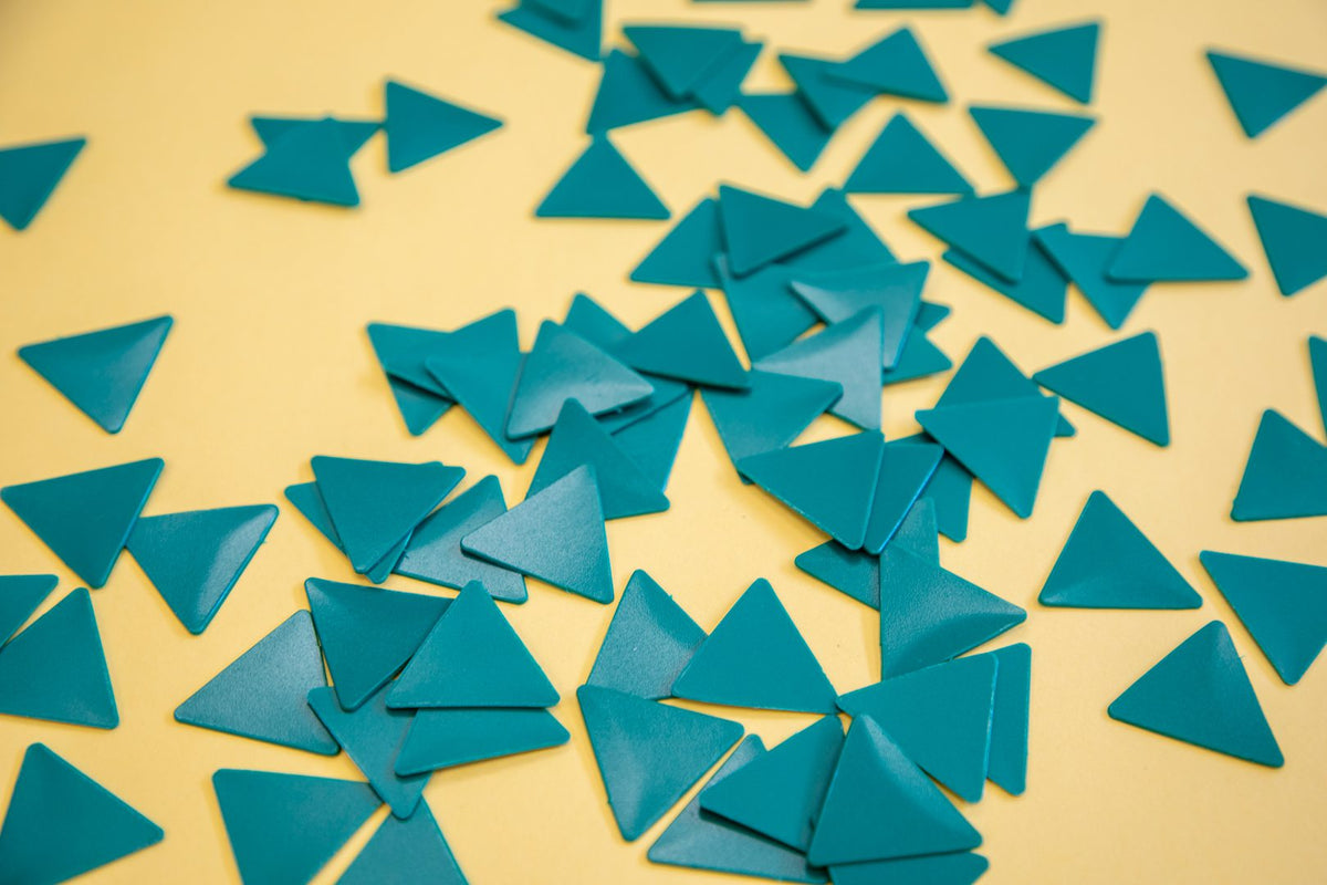 Hundred Boards and Manipulatives: Bag of Green Triangles