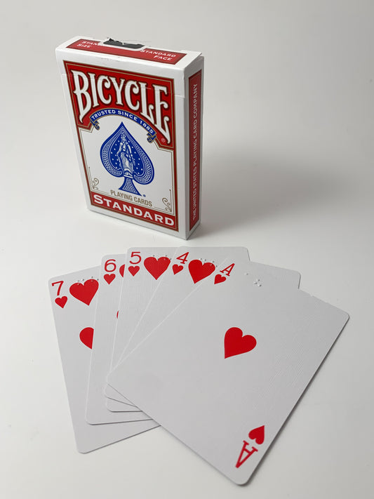 Braille Poker Playing  Cards - 1 Corner