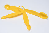Braille Measuring Cups and Spoons Yellow