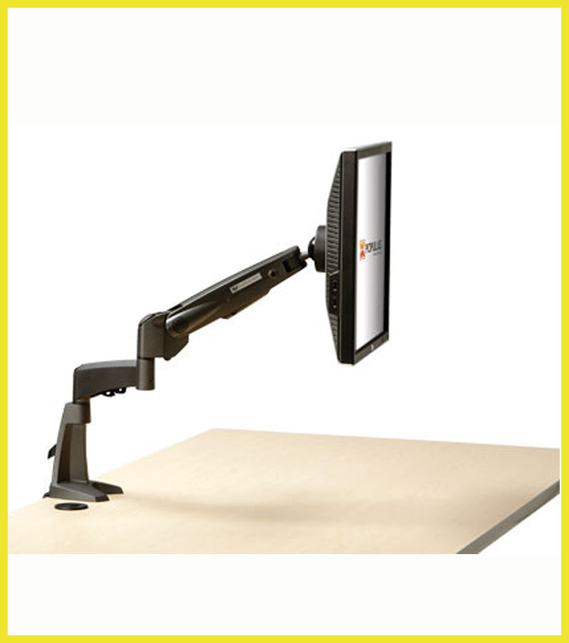 Industrial bench flat panel monitor arm