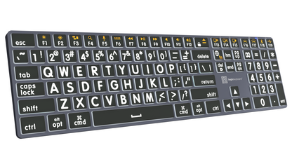 Titan Wired or Wireless Large Print Backlit Keyboard