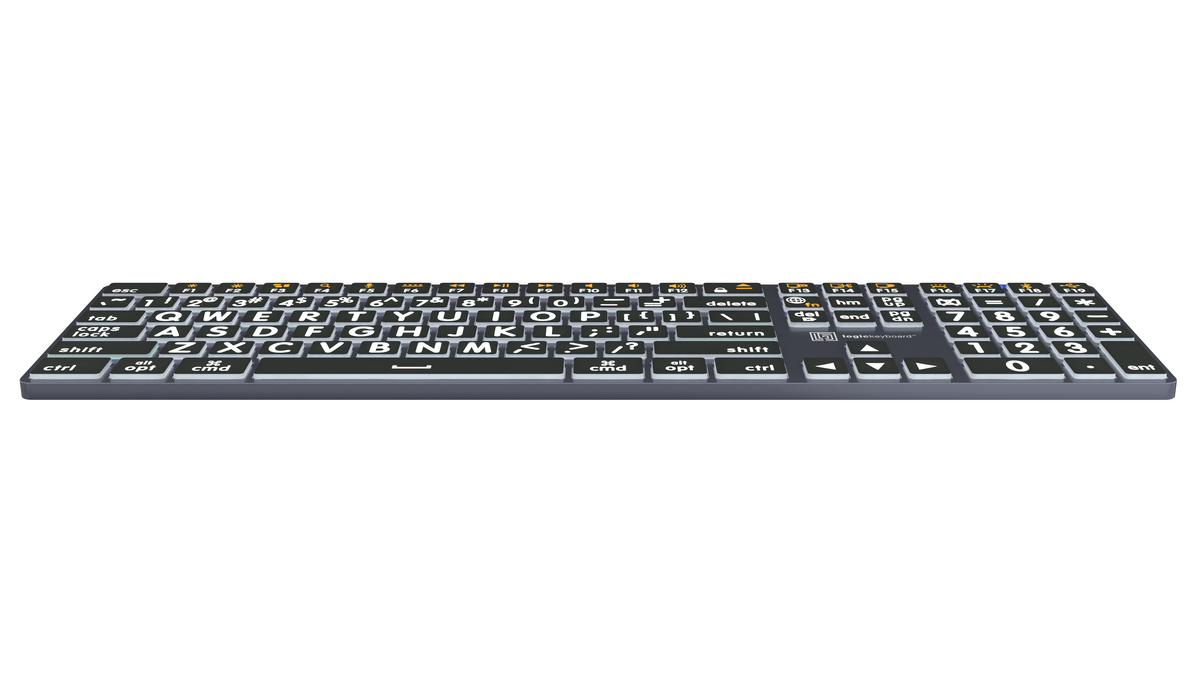 Titan Wired or Wireless Large Print Backlit Keyboard