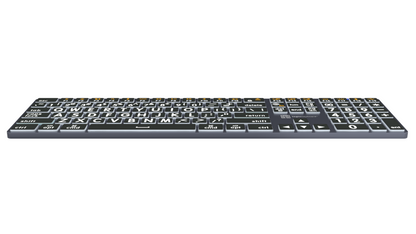 Titan Wired or Wireless Large Print Backlit Keyboard