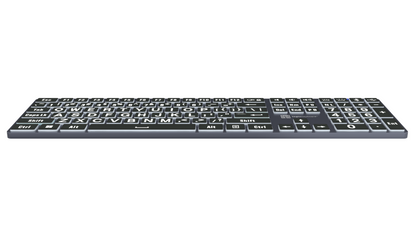 Titan Wired or Wireless Large Print Backlit Keyboard