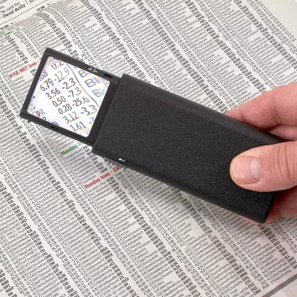 5x LED LumiPop Pop-Out Aspheric Lens Magnifier