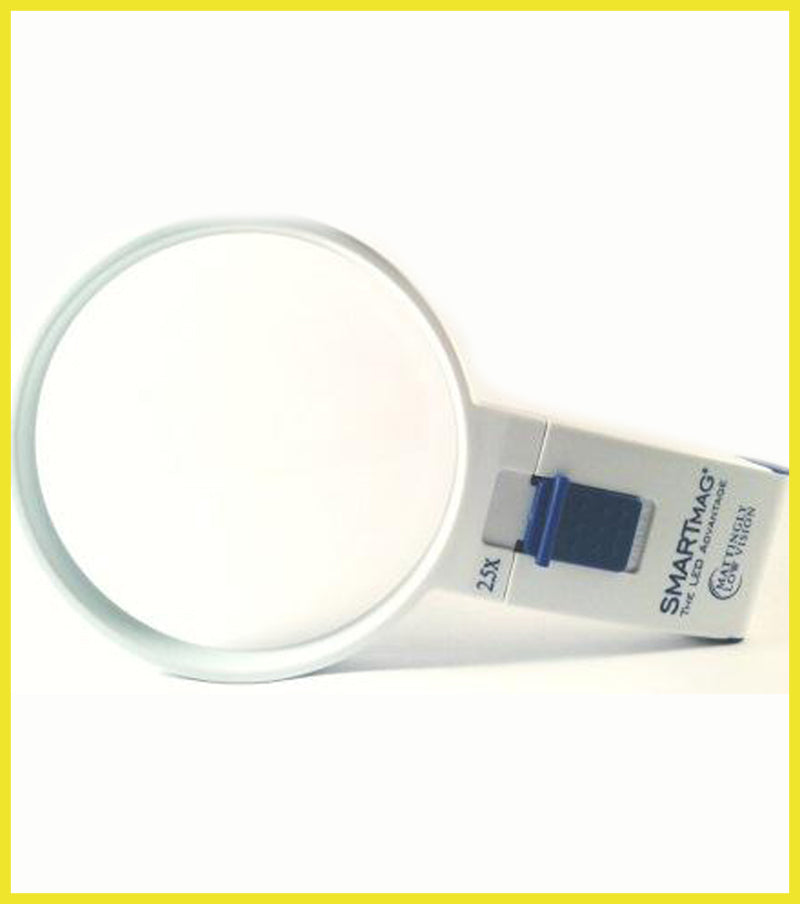 Hand-Held Illuminated Magnifier - 2.5X (6D)