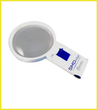 Optical Magnifier with a blue handle and 'SMD' branding on a white background