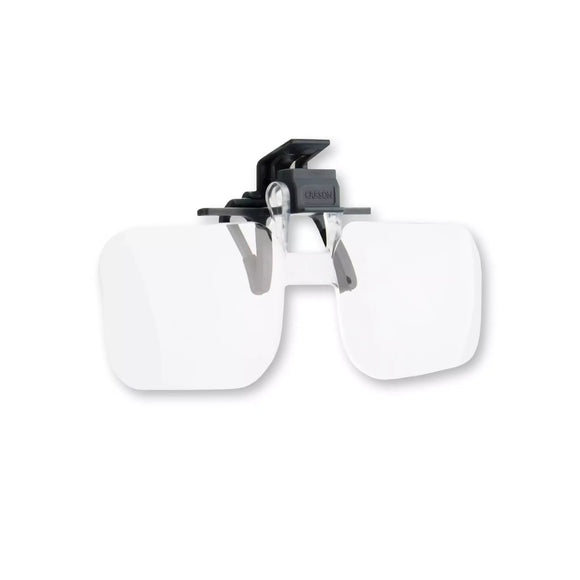 +4.00 Diopters (2x Power) Clip&Flip Clip-On, Flip-Up Magnifying Lenses