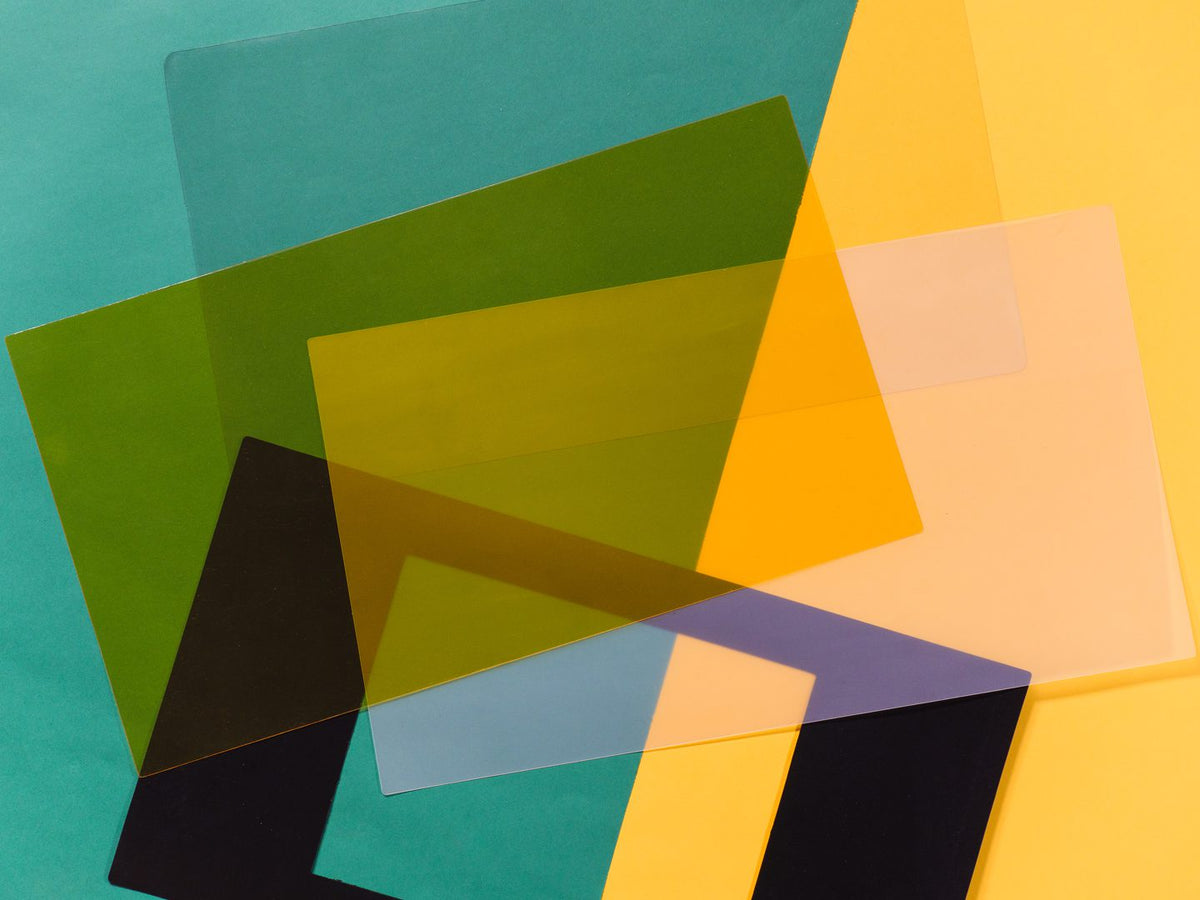 Light Box: Level 2 and 3: Overlays: Yellow, Clear, Black, Flexible