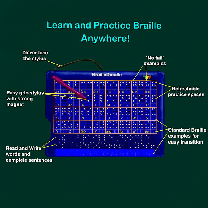 BrailleDoodle: Braille, STEM, and Art for Everyone!