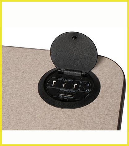 In-desk USB solution
