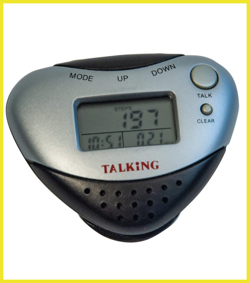 Talking Pedometer with Alarm Clock – Canadian Assistive Technologies Ltd.