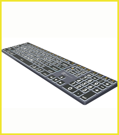 Titan Wired or Wireless Large Print Backlit Keyboard