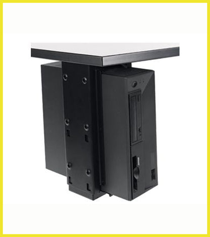 Under-desk CPU Holder with Slide & Swivel