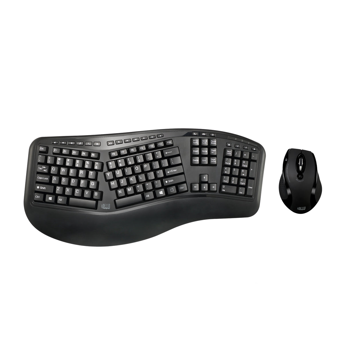 Adesso Ergonomic Keyboard and Mouse Combo