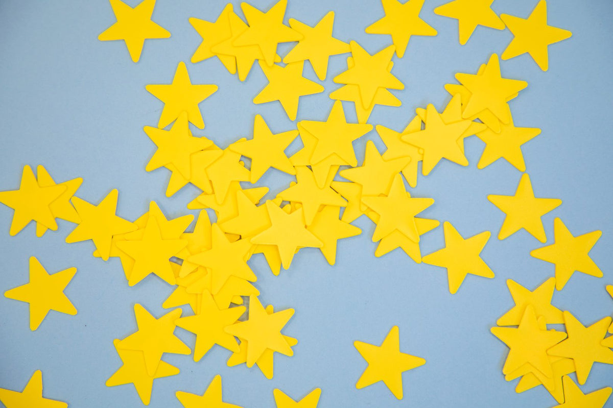 Hundred Boards and Manipulatives: Bag of Yellow Stars