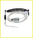 Origin Instruments Breeze device with clear tubing on a white background