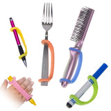 EaZyHold Therapist/Teacher 7 Pack - Universal Cuff, Silicone Adaptive Grip Aid