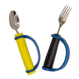 EaZyHold Navy Two Pack 8" - Universal Cuff, Silicone Adaptive Grip Aid