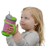 EaZyHold Single Pack Sippy Cup Bottle Holder 8 1/4" - Universal Cuff, Silicone Adaptive Grip Aid