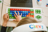 Clevy Keyboard 3 Lowercase - US-int .Tri-Mode1