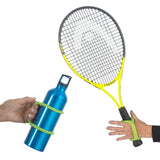 EaZyHold Two Pack Sippy Cup Bottle Holder 8.25" - Universal Cuff, Silicone Adaptive Grip Aid