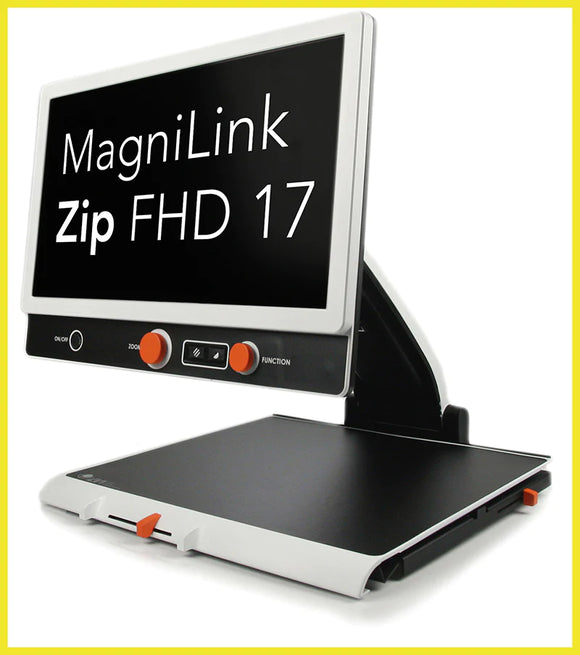 Gently Used - Not Really in this case, new product Magnilink Zip Premium 17 FHD with Battery and Case