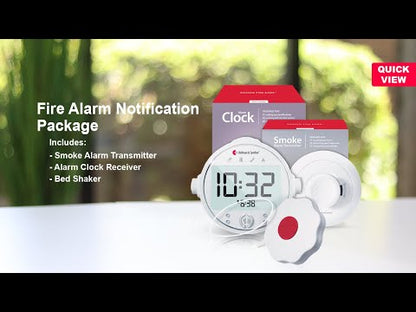 Bellman Symfon Alarm Clock Bed Shaker Smoke Detector Combination
