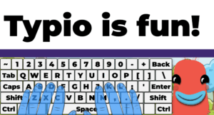 Typio accessible typing tutor logo, part of the Accessibyte All Access bundle