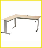 Accella Adjustable L-shape Desk