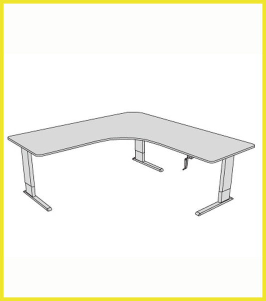 Accella Adjustable Perfect Corner Desk
