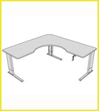 Accella Adjustable Wrap Corner Desk