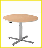Adjustable Large Round Table - Powered