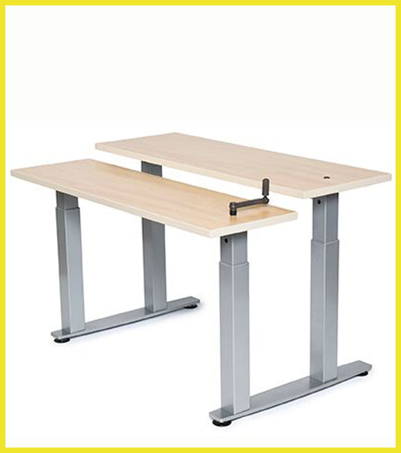 Equity Adjustable Bi-Level Workstation