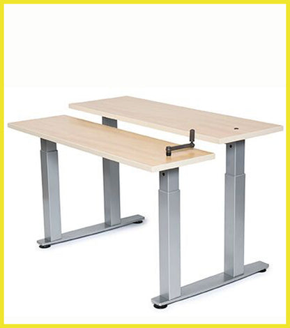 Equity Adjustable Bi-Level Workstation