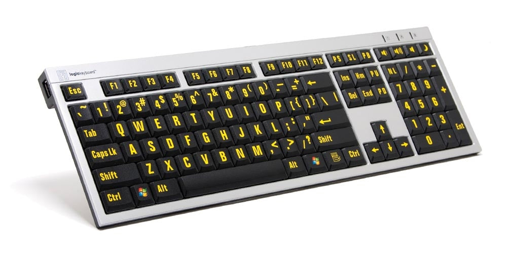 Image of Slim Line PC Large Print Keyboard