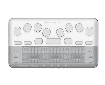 Polaris Mini Braille Display top down view