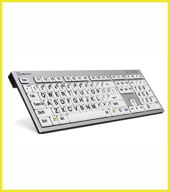 Image of Slim Line PC Large Print Keyboard