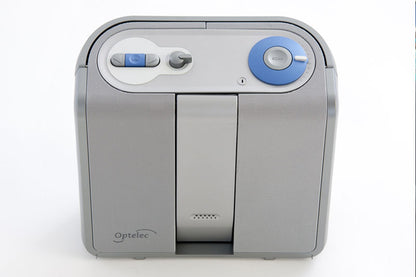 Image of the ClearReader+ folded up ready to be carried