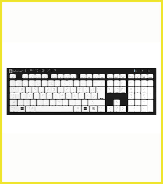 BRAILLE KEYBOARD 6 DOT NERO PC US