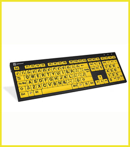 Image of a Nero PC Large Print Keyboard - French Canadian Layout