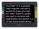 Ruby 10 HD and HD with Speech