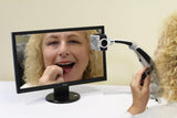 Woman using Transformer HD for self viewing